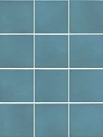 Мозаика Бахия бирюзовый из 12 частей глянц 9,8x9,8 7 мм арт. KM1010G0060N