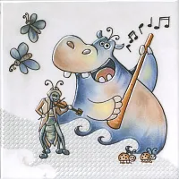 Декор Симфония 1 глянцевый глянц, 20x20 6,9 мм, арт. VT/A480/5232