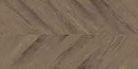 Керамогранит Wood Latina Brown Chevron коричневый карвинг мат 60x120 8,2 мм