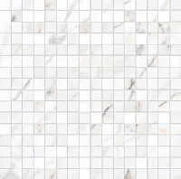 Мозаика Allmarble Wall Golden White Mosaico Lux глянц, 40x40 6 мм, арт. M8H5