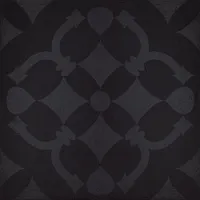 Керамогранит La Diva черный тюльпан мат, 45x45 10 мм, арт. K2880ET370010