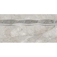 Декор Этна D узкая полоса серый мат 30x60 10 мм