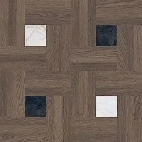Керамогранит LEATHERWOOD CHESTERFIELD EBONY NAT.3D мат 60x60 8,5 мм арт. PF60020119