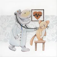 Декор Айболит 1 мат, 20x20 6,9 мм, арт. VT/A501/5009