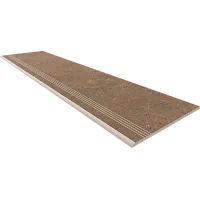 Ступень Dark Beige Steptrade GO02 с насечками мат 30x120 арт. 69419