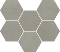 Мозаика Континуум Айрон Гексагон мат 25x29 9 мм арт. 620110000189