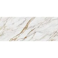 Плитка Ideal white белый 02 рельеф глянц 25x60 9 мм арт. 010100001534