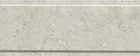 Бордюр Карму серый светлый матовый обрезной мат, 12x30 13 мм, арт. BDA020R