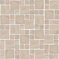Декор Риальто Антика 4 мозаичный бежевый мат, 30x30 9 мм, арт. MBD008