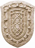 Декор Inserto Blason Crema мат, 17x23