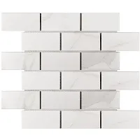 Мозаика Brick Carrara Matt мат, 29,1x29,5 6 мм
