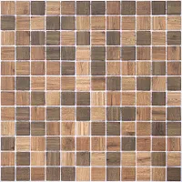 Мозаика Wood Dark Blend, 31,7x31,7 4 мм