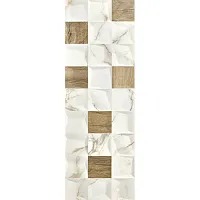 Плитка Calacatta Rise Gold Matt Rett мат, 35x100, арт. 635.0175.001