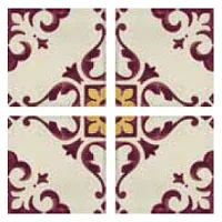 Декор Jolie Ivoire Purple Trama, 10x10, арт. 8333