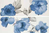 Декор Colourline White/Blue Decoro, 22x66,2, арт. MLER