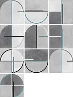 Керамогранит Buho Grey Decor мат, 22,3x22,3