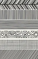 Декор Picasso Mix6 White, 14,6x59,3