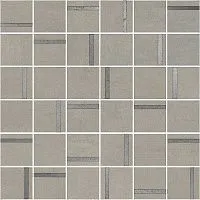 Мозаика Гварди 2 серый светлый обрезной мат 30x30 9 мм арт. SG640120\MM
