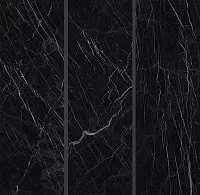 Плитка R C 91,5 Nero Reale Brillante, 30,5x91,5, арт. fNXZ