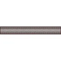 Бордюр Эрмида коричневый глянц 5x40 8 мм арт. 05-01-1-56-03-15-1020-2