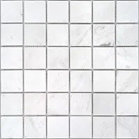 Мозаика Dolomiti bianco POL 48x48x7 полир, 30,5x30,5 7 мм