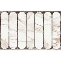 Плитка Капелла белый низ 03 глянц 25x40 8 мм арт. 010100001556