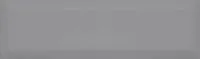 Плитка Аккорд серый тёмный грань, 8,5x28,5 9,2 мм, арт. 9015