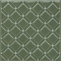 Декор Бахия 1 зелёный мат 9,8x9,8 7 мм арт. KMD3STA015GN