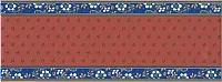 Декор Фонтанка красный, 15x40 8 мм, арт. NT/A169/15000