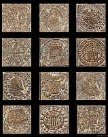 Вставка Olambrilla Dolomite Fortune Noce лап, 7x7