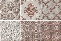 Декор Biarritz Inserto Aloha Ecru S/6, 20x20