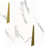 Мозаика Стелларис Статуарио Уайт Элегант полир 32,5x36,1 9 мм арт. 620110000229