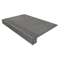 Ступень TE03 непол. прямоугол. бортик + Подступенок 14,5x120 мат, 33x120 10 мм, арт. 36838