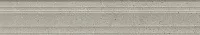 Бордюр Монсеррат серый светлый матовый обрезной мат, 7,3x40 27 мм, арт. BLF007R
