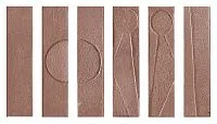 Керамогранит KOINE ALPHABET OSSIDO мат 4,5x18,6 9 мм арт. 118623