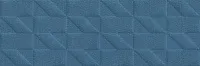 Плитка Outfit Blue Struttura Tetris 3D мат, 25x76 10 мм, арт. M12A