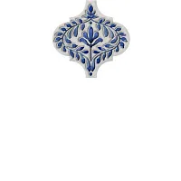 Декор Арабески Майолика 1 глянц, 6,5x6,5 7 мм, арт. VT/A316/65000