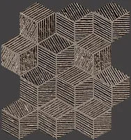 Мозаика Lumina Glam Caramel Cube, 22,5x26, арт. fMZ9