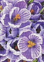 Декор Motive Violet глянц, 25x35 7 мм, арт. MF2M221DT