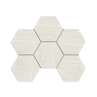 Мозаика Ivory Mosaic KA00 Hexagon 10 мм мат 25x28,5 10 мм арт. 35074