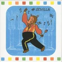 Декор Большое путешествие Seville глянц, 20x20, арт. NT/A266/5009