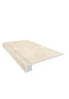 Ступень Light Beige Set Steptrade MA02 Комплект прямоугол бортик с насечками + Подступенок мат 33x120 арт. 34880