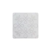 Декор WHITE MARBLE Motif №1 Белый, 10x10