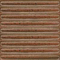 Декор чипсет Далия оранжевый глянц 20x20 9,5 мм арт. KMD2SOB007BN