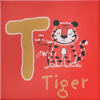 Декор Зоопарк "T" матовый мат, 20x20 6,9 мм, арт. OS/A232/5107