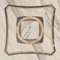 Вставка Портофино белый Интарсио лап, 45x45 8 мм, арт. 610080000211