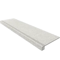 Ступень Grey Set Steptrade CM01 Комплект прямоугол бортик с насечками + Подступенок мат 33x120 арт. 39880