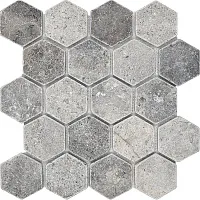 Мозаика HEXAGON VLg TUMBLED мат, 30,5x30,5 8 мм