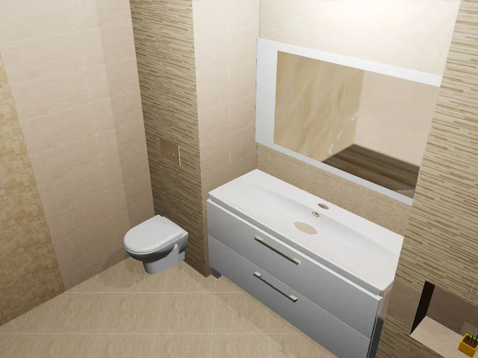 Готовый интерьер к коллекции Altacera Wood