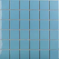 Мозаика Light Blue Glossy глянц, 30,6x30,6 6 мм